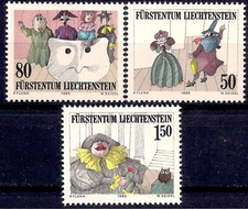 Liechtenstein 1985 pupazzi usato  Trambileno