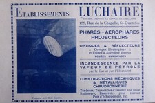 1923 pub luchaire d'occasion  Yport