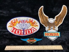 🔥 LOTE DE Vintage HONDA MOTOCICLETA Asa Dourada JAQUETA PATCH Bordada 9 Polegadas, usado comprar usado  Enviando para Brazil