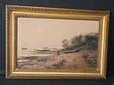 Oil painting basque d'occasion  Expédié en Belgium