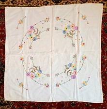 Vintage hand embroidered for sale  BINGLEY