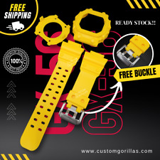 Usado, FIVELA GRÁTIS ⭐GX 56 KING FEITO SOB MEDIDA Yellow Bumblebee G Shock Band & Bezel comprar usado  Enviando para Brazil