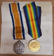 Ww1 medal pair. for sale  ROTHERHAM