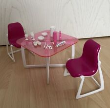 Usado, Barbie Dining Table Dinner Tisch Stühle Furniture Möbel Zubehör comprar usado  Enviando para Brazil