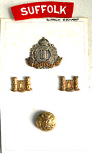 Suffolk regiment badges for sale  ISLEWORTH