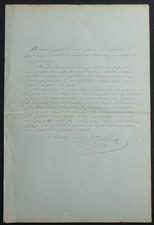Benoît fourneyron autographe d'occasion  Coulans-sur-Gée