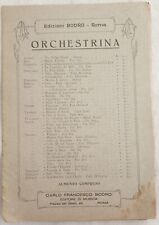 Spartito orchestra serenata usato  Foligno