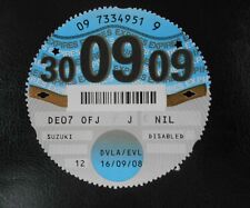 Collectable tax disc for sale  PETERBOROUGH