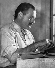 Ernest hemingway posing for sale  USA