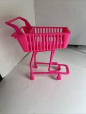 Carrinho de compras rosa Barbie Shoppin! Supermercado divertido para carrinho de bonecas usado comprar usado  Enviando para Brazil