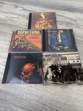 Sepultura 5 CD Lot Beneath The Remains Refuse Resist Chaos A.D. Arise Nation comprar usado  Enviando para Brazil