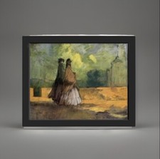 Antique pastel painting d'occasion  Expédié en Belgium