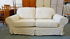 Cream seater sofa for sale  PETERBOROUGH