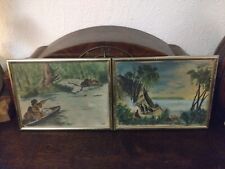 Handgemalte bilder indianer gebraucht kaufen  Jena