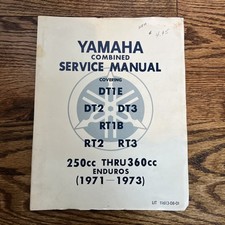 1971 - 1973 Yamaha DT1E DT2 DT3 RT1B RT2 RT3 Manual de Serviço Combinado 250cc 360cc comprar usado  Enviando para Brazil