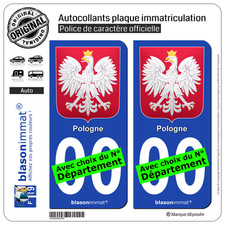 Stickers autocollant plaque d'occasion  Balaruc-les-Bains