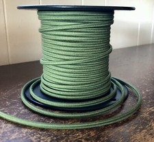 Verde 2 fios Cabo Coberto de pano, 18ga Estilo Vintage lâmpadas Antiguidade Luzes, Algodão comprar usado  Enviando para Brazil