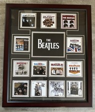 Álbum discografia Beatles Framed Us colagem capitólio discos lançamentos 1964 1970, usado comprar usado Álbum discografia Beatles Framed Us colagem capitólio discos lançamentos 1964 1970, usado comprar usado  Enviando para Brazil