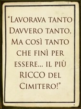 Targa latta vietato usato  Valva