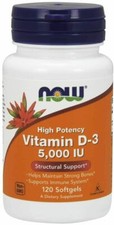 AGORA Vitamina D-3 5000iu 120 Cápsulas Gelatinosas FUNÇÃO IMUNE, OSSOS E DENTES FORTES comprar usado  Enviando para Brazil