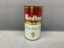 Usado, Uma cerveja extra seca Red Top, lata de cerveja flat top, vazia, encontrada no sótão em 2007 comprar usado  Enviando para Brazil