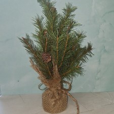 Primitive fir burlap for sale  Lorain