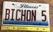 License plate illinois d'occasion  Expédié en Belgium