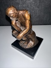 Skulptur denker rodin gebraucht kaufen  Rüdesheim am Rhein