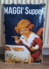 Maggi enamel plate d'occasion  Expédié en Belgium