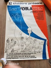 Affiche ancienne theatre d'occasion  Vendat