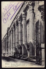 Milano cartolina colonne usato  Cirie