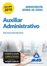 Auxiliar Administrativo de la Administración General del Estado. Ejercicios psic comprar usado  Enviando para Brazil