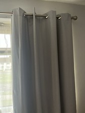 Grey eyelet curtains for sale  SITTINGBOURNE