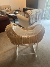 Natural wicker rockable for sale  MAIDSTONE