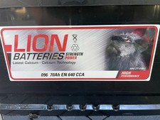 Lion car battery for sale  CARDIFF