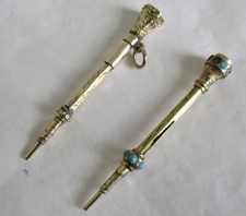 Antique gold turquoise for sale  THETFORD