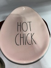 Rae Dunn “Hot chick” prato de servir em forma de ovo ou colher descanso Páscoa comprar usado  Enviando para Brazil