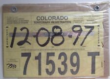 Colorado 1997 temporary for sale  Owensboro