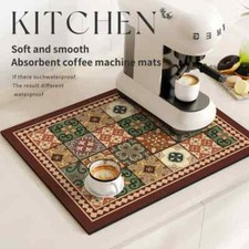 Tapete de cozinha almofada para máquina de café secagem rápida antiderrapante tapete de cozinha comprar usado  Enviando para Brazil