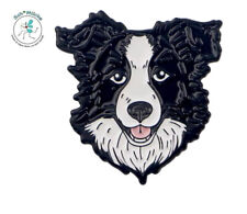 Anstecker hund border gebraucht kaufen  Hannover