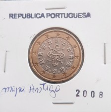 monnaie de 1€ de 2008 du Portugal Mapa Antigo(ancienne Mapa) comprar usado  Enviando para Brazil
