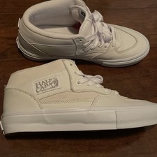 Tênis de skate Vans Half Cab Daz (branco/branco) tamanho 8 comprar usado  Enviando para Brazil