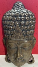 Buddha face wood for sale  Hamburg