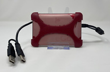 Usado, Disco rígido externo portátil Iomega 500GB eGo com capa protetora (vermelho) comprar usado  Enviando para Brazil