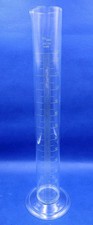 Glass graduated cylinder for sale  CHATHAM