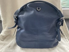 Leder citybag kobaldblau gebraucht kaufen  München