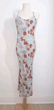 Vestido Midi Feminino Urban Romantics Verde Sálvia Floral Corte Viés com Ajustável... comprar usado  Enviando para Brazil