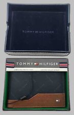 Carteira masculina de couro genuíno Tommy Hilfiger e manobrista bifold azul e marrom th-88 comprar usado  Enviando para Brazil