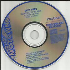 BOYZ II MEN In the Still of Night RARE PROMO radio DJ CD Single Miniseries theme comprar usado  Enviando para Brazil