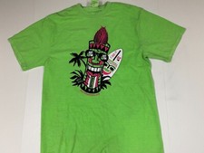 Camisa masculina prancha de surf ilha verde média 2010 só por diversão tropical comprar usado  Enviando para Brazil